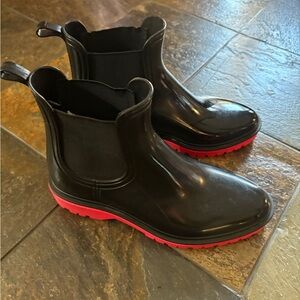 INC International Concepts Black and Red Women's Boots